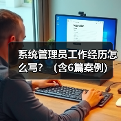 系统管理员工作经历怎么写？（含6篇案例）（图2）