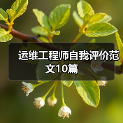 运维工程师自我评价范文10篇（图2）