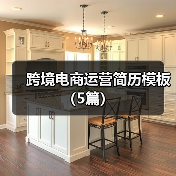 跨境电商运营简历模板(5篇)(图4) 跨境电商运营简历模板(5篇)(图4)