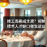 技工高薪成主流？揭秘技术人才缺口催生就业新趋势（图1）