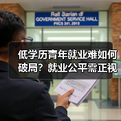 低学历青年就业难如何破局？就业公平需正视（图1）