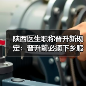 陕西医生职称晋升新规定：晋升前必须下乡服务一年（图1）