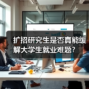 扩招研究生是否真能缓解大学生就业难题?(图3) 扩招研究生是否真能缓解大学生就业难题?(图3)