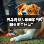 青岛哪些人可申领自谋职业租金补贴？（图1）