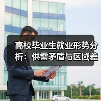 高校毕业生就业形势分析：供需矛盾与区域差异（图3）