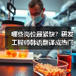 哪些岗位最紧缺?研发工程师韩语翻译成热门人才需求(图1) 哪些岗位最紧缺?研发工程师韩语翻译成热门人才需求(图1)