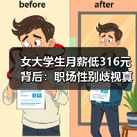 女大学生月薪低316元背后：职场性别歧视真相如何？（图2）