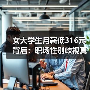 女大学生月薪低316元背后：职场性别歧视真相如何？（图1）