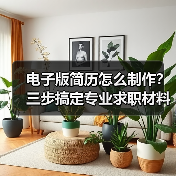 电子版简历怎么制作？三步搞定专业求职材料（图4）