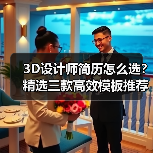 3D设计师简历怎么选？精选三款高效模板推荐（图2）