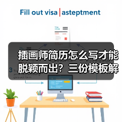 插画师简历怎么写才能脱颖而出？三份模板解析（图3）