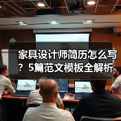 家具设计师简历怎么写？5篇范文模板全解析（图3）