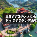 三亚旅游外语人才需求激增 导游导购为何成热门？（图3）