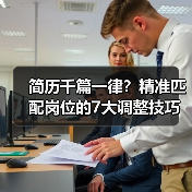 简历千篇一律？精准匹配岗位的7大调整技巧（图1）