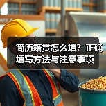 简历籍贯怎么填？正确填写方法与注意事项（图3）