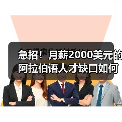 急招！月薪2000美元的阿拉伯语人才缺口如何补？（图3）