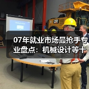 07年就业市场最抢手专业盘点：机械设计等十大热门专业（图1）