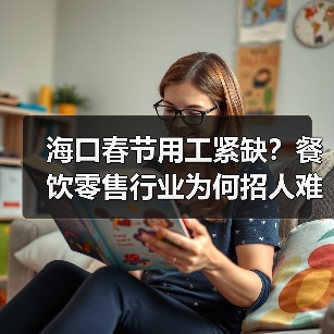 海口春节用工紧缺？餐饮零售行业为何招人难？（图1）