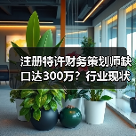 注册特许财务策划师缺口达300万？行业现状究竟如何？（图1）