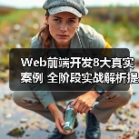 Web前端开发8大真实案例 全阶段实战解析提升求职竞争力（图1）