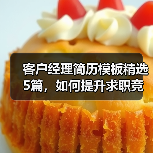 客户经理简历模板精选5篇，如何提升求职竞争力？（图2）
