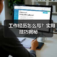 工作经历怎么写？实用技巧揭秘（图4）