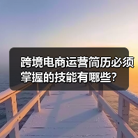 跨境电商运营简历必须掌握的技能有哪些？（图2）
