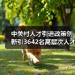 中关村人才引进政策创新引3642名高层次人才（图1）
