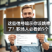 这些信号暗示你该跳槽了？职场人必看的5个信号（图2）