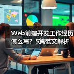 Web前端开发工作经历怎么写？5篇范文解析与技巧分享（图4）