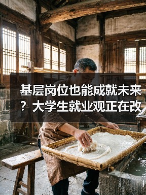 基层岗位也能成就未来？大学生就业观正在改变（图4）