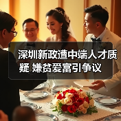 深圳新政遭中端人才质疑 嫌贫爱富引争议(图1) 深圳新政遭中端人才质疑 嫌贫爱富引争议(图1)