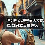 深圳新政遭中端人才质疑 嫌贫爱富引争议(图3) 深圳新政遭中端人才质疑 嫌贫爱富引争议(图3)