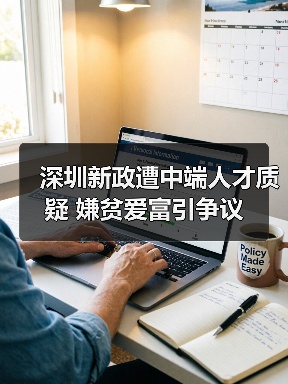 深圳新政遭中端人才质疑 嫌贫爱富引争议(图4) 深圳新政遭中端人才质疑 嫌贫爱富引争议(图4)