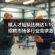 核人才短缺比例达1:10 招聘市场多行业需求激增（图4）