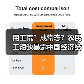 用工荒”成常态？农民工短缺暴露中国经济结构性问题（图1）