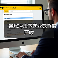 通胀冲击下就业竞争仍严峻（图4）