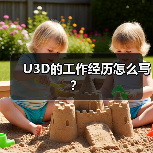 U3D的工作经历怎么写？（图2）