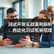 测试开发实战案例解析：自动化测试框架搭建与性能优化（图1）