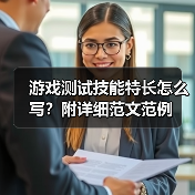 游戏测试技能特长怎么写？附详细范文范例（图3）