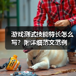 游戏测试技能特长怎么写？附详细范文范例（图4）