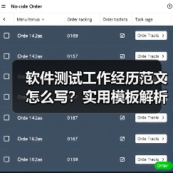软件测试工作经历范文怎么写？实用模板解析（图1）
