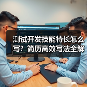 测试开发技能特长怎么写？简历高效写法全解析（图2）