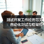 测试开发工作经历范文：自动化测试与框架搭建实战指南（图1）