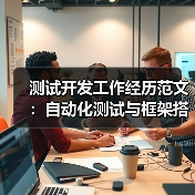 测试开发工作经历范文：自动化测试与框架搭建实战指南（图4）