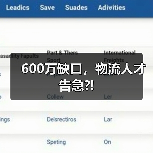 600万缺口，物流人才告急?!（图4）