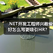 .NET开发工程师兴趣爱好怎么写更吸引HR？（图4）