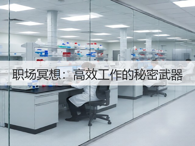 职场冥想:高效工作的秘密武器
