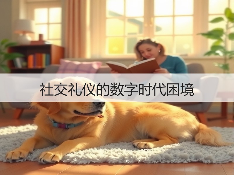 社交礼仪的数字时代困境