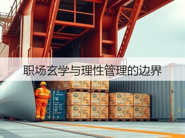 职场玄学与理性管理的边界